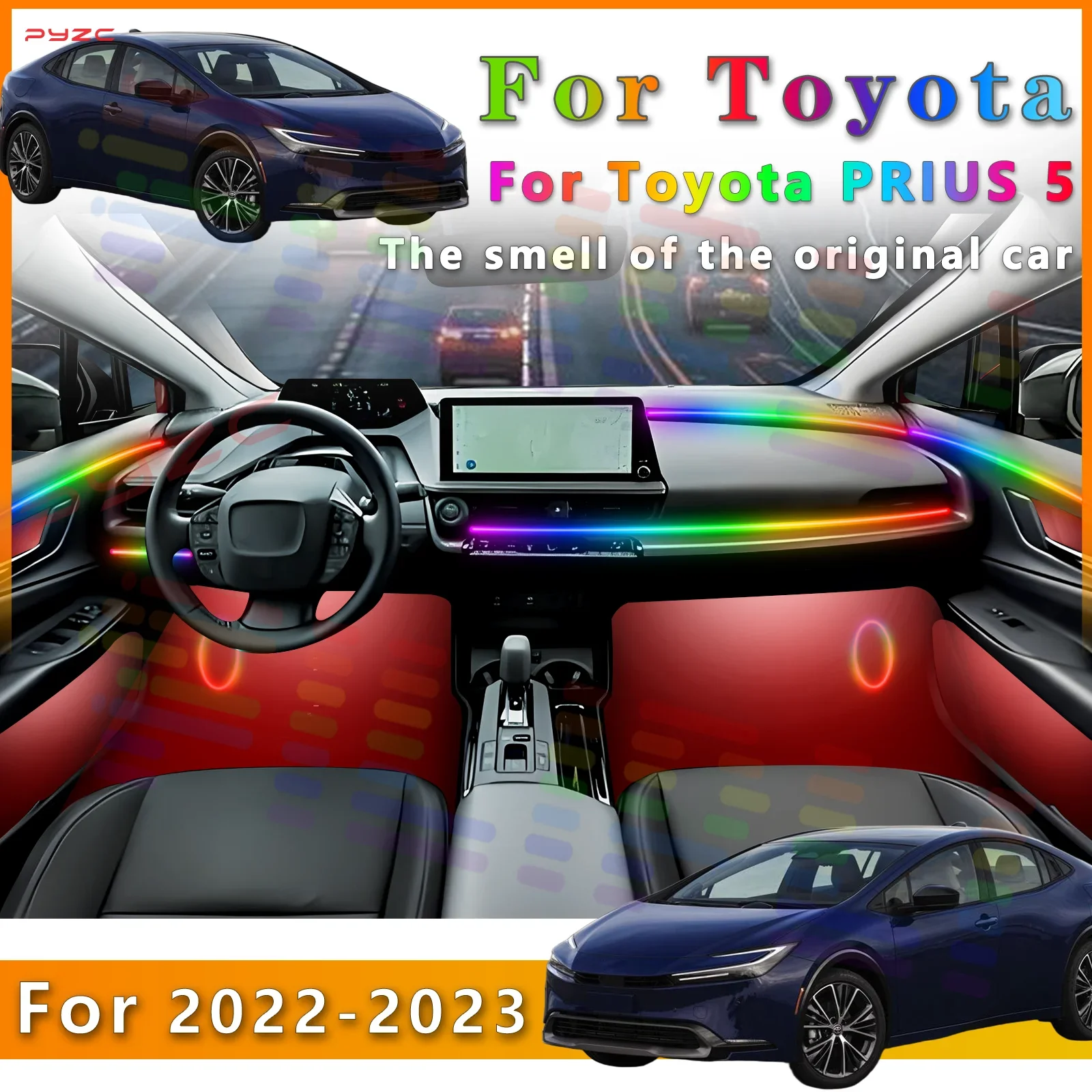 Для Toyota Prius 5, внутренняя светодиодная декоративная лента с многофункциональными режимами и 64-цветной подсветкой для стиля
Для Toyota Prius 5, внутренняя светодиодная декоративная лента с многофункциональными режимами и 64-цветной подсветкой для стиля