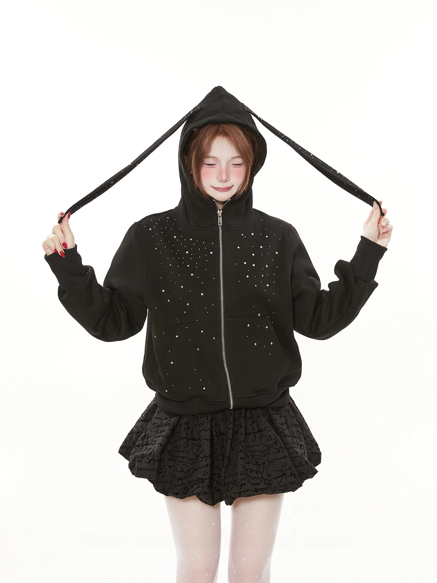 Женская толстовка-кардиган с длинными рукавами и кроличьими ушками, приталенная, уникальная верхняя одежда для повседневной носки, из смеси полиэстера и хлопка
Женская толстовка-кардиган с длинными рукавами и кроличьими ушками, приталенная, уникальная верхняя одежда для повседневной носки, из смеси полиэстера и хлопка