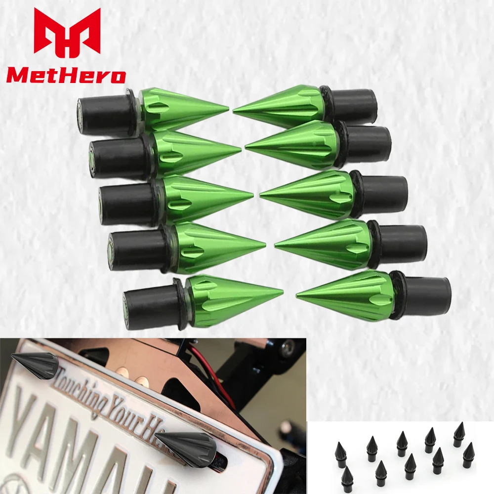Universal 10pcs/Set M5 CNC Aluminum Motorcycle Rubber Well Nuts Bolts Windscreen Fairing Screws License Plate Screw
Universal 10pcs/Set M5 CNC Aluminum Motorcycle Rubber Well Nuts Bolts Windscreen Fairing Screws License Plate Screw