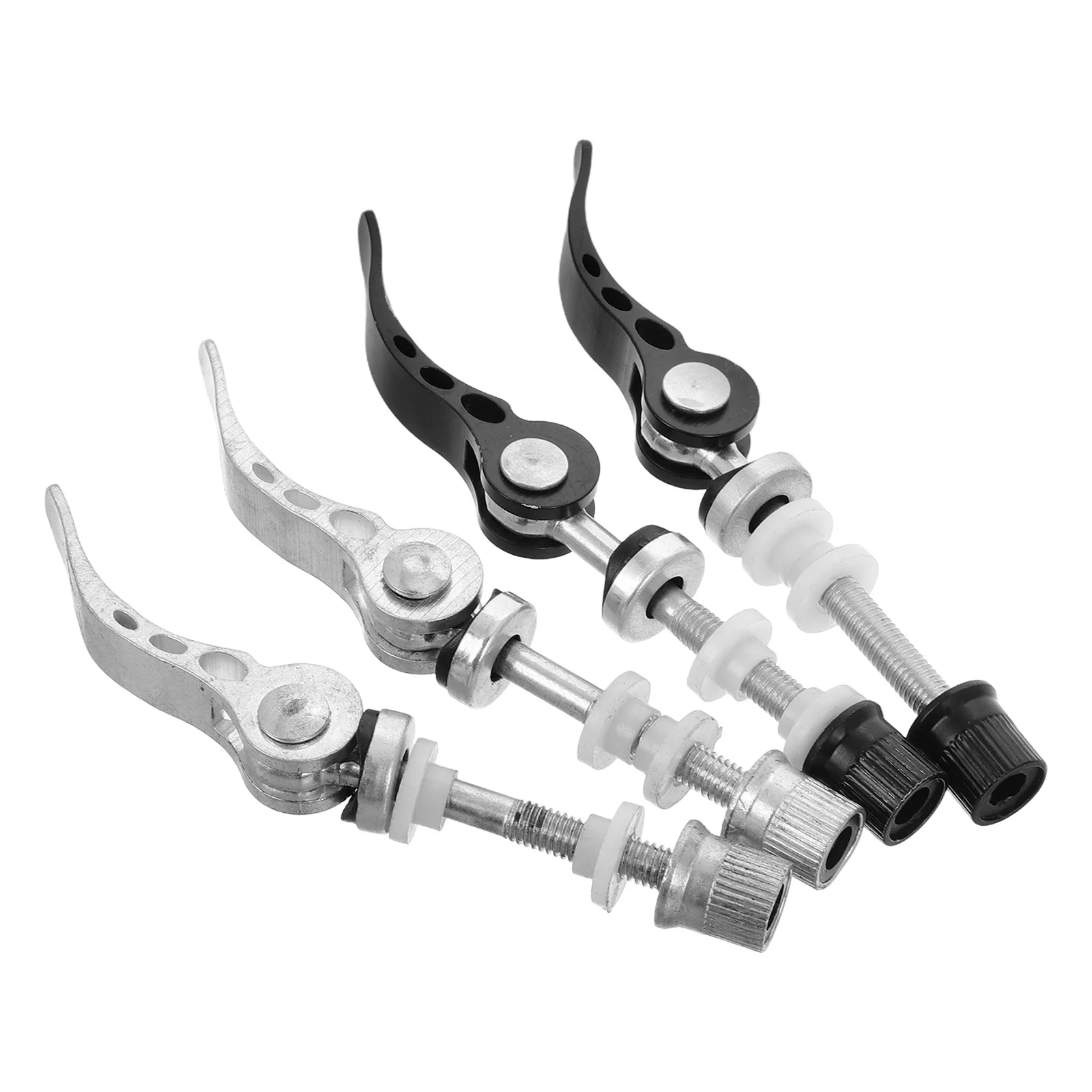 4Pcs Quick Release Seat Post Clamp for Bike Aluminum Alloy Lightweight Strong for Cycling Saddle Height Adjustment
4Pcs Quick Release Seat Post Clamp for Bike Aluminum Alloy Lightweight Strong for Cycling Saddle Height Adjustment
