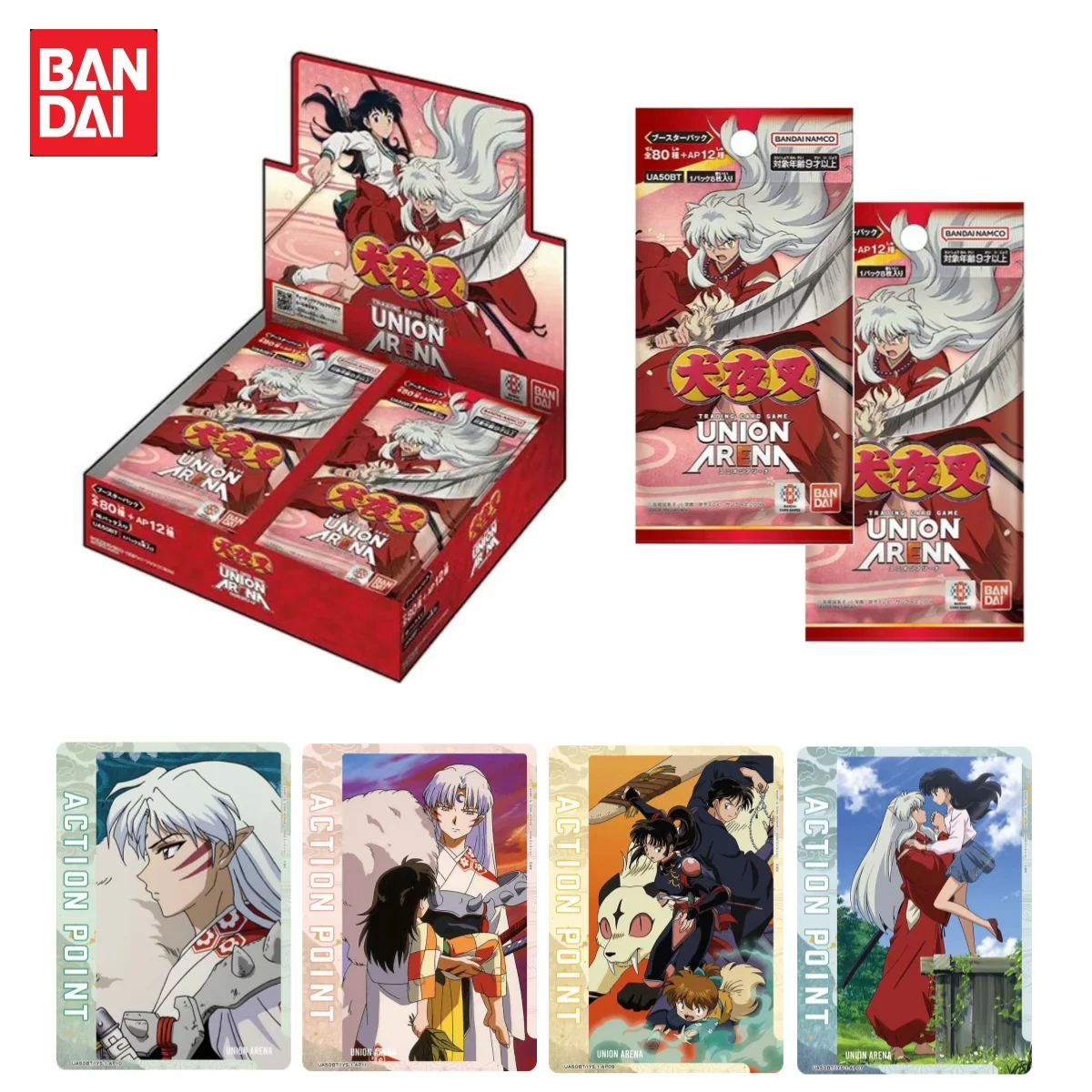 Bandai Genuine Union Arena Trading Card Game Expansion Pack Inuyasha UA50BT Japanese Anime Peripheral Card Kids Toys and Gifts
Bandai Genuine Union Arena Trading Card Game Expansion Pack Inuyasha UA50BT Japanese Anime Peripheral Card Kids Toys and Gifts