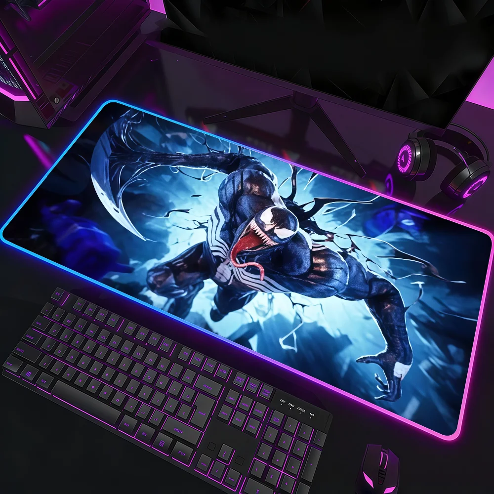 Cartoon Mouse Pad Waterproof RGB LED Light Colorful Game Keyboard Non-slip Cover Desk-mat Surface V-Venom
Cartoon Mouse Pad Waterproof RGB LED Light Colorful Game Keyboard Non-slip Cover Desk-mat Surface V-Venom