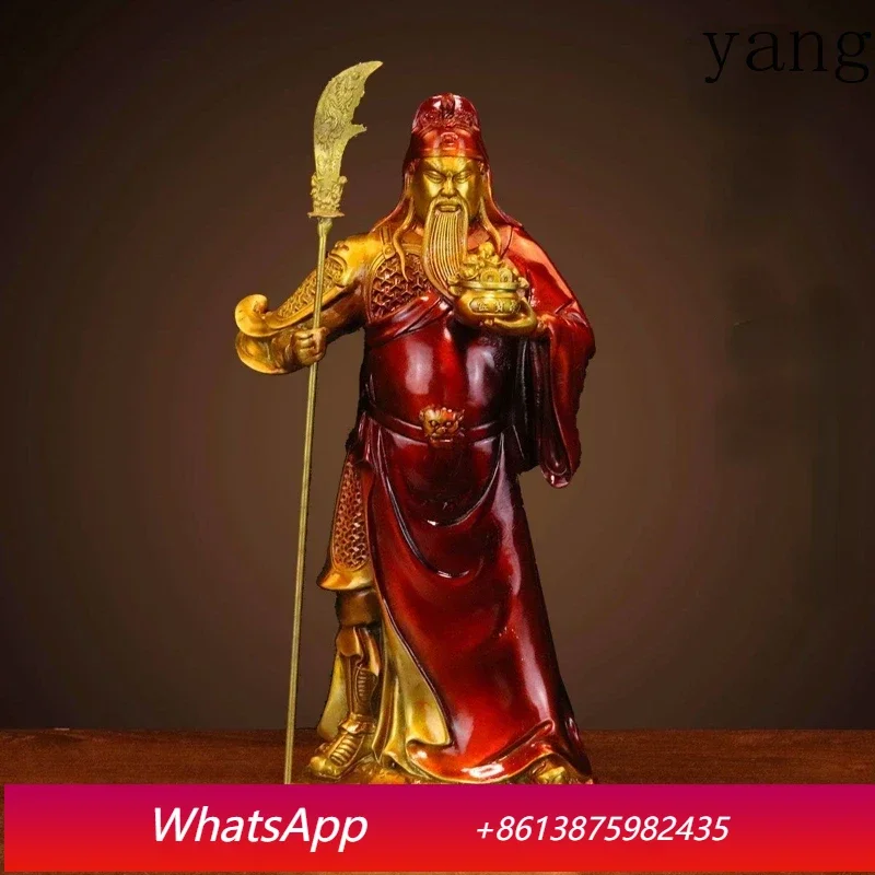 LH Feng Shui Inviting Wealth Pure Copper Guan Yu Statue of God of Wealth Guan Gong Living Room Store Ornaments
LH Feng Shui Inviting Wealth Pure Copper Guan Yu Statue of God of Wealth Guan Gong Living Room Store Ornaments