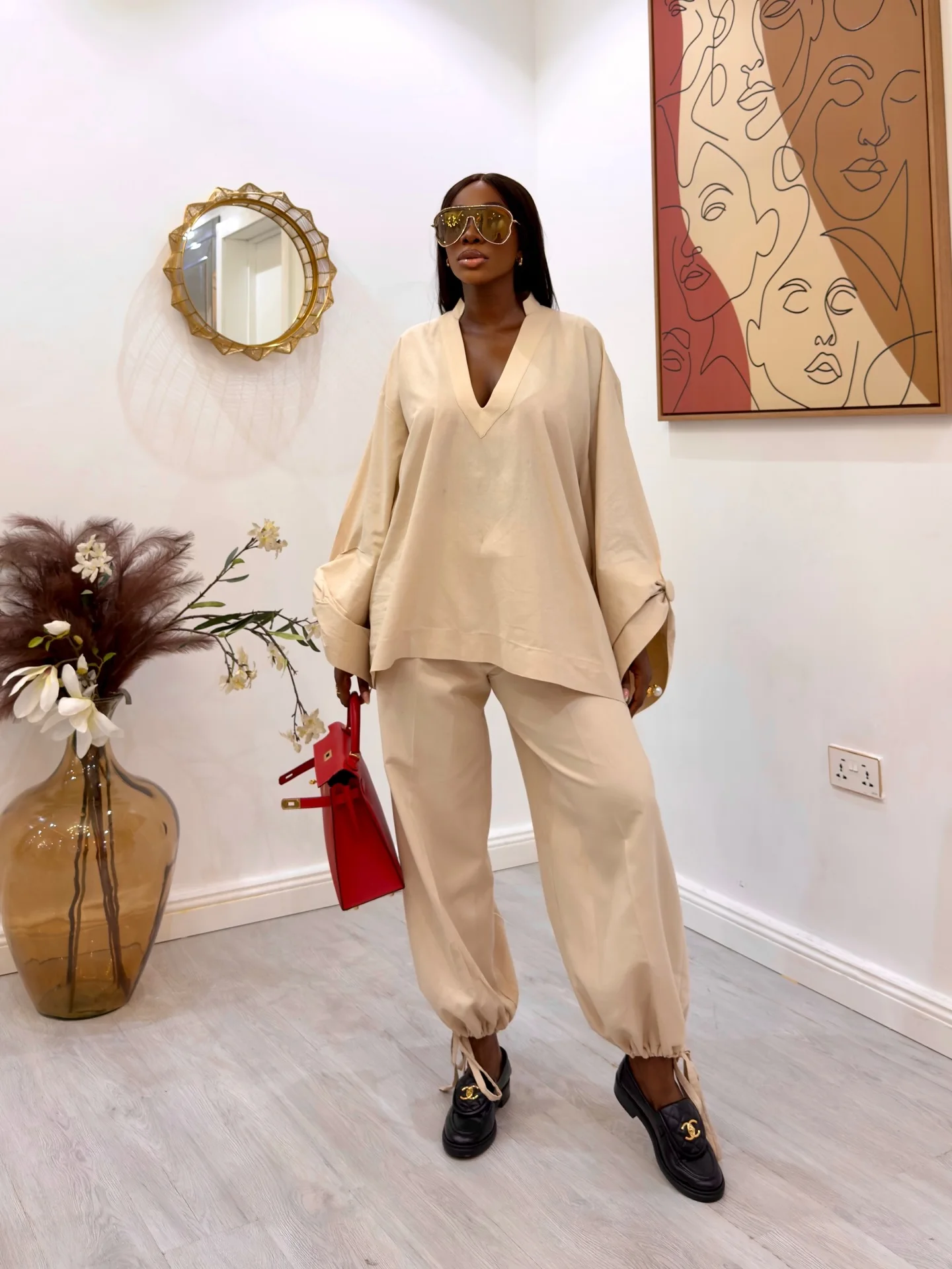 Loose Women Suit Set 2 Pcs Blazer Pants Trousers Cotton Outfit Prom Formal Office Lady Jacket Wedding Coat Customized
Loose Women Suit Set 2 Pcs Blazer Pants Trousers Cotton Outfit Prom Formal Office Lady Jacket Wedding Coat Customized
