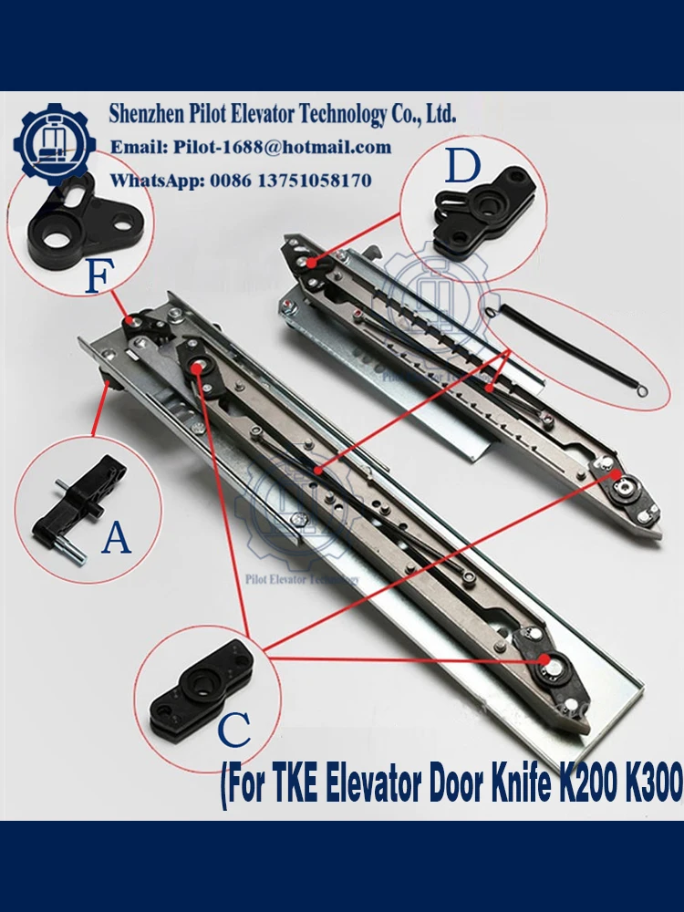 For T*yssen TKE Door Knife K200 K300 SK40 SK50 Elevator Door Knife Spring Swing Arm Lock Hook Rocker Arm Lift Spare Parts
For T*yssen TKE Door Knife K200 K300 SK40 SK50 Elevator Door Knife Spring Swing Arm Lock Hook Rocker Arm Lift Spare Parts