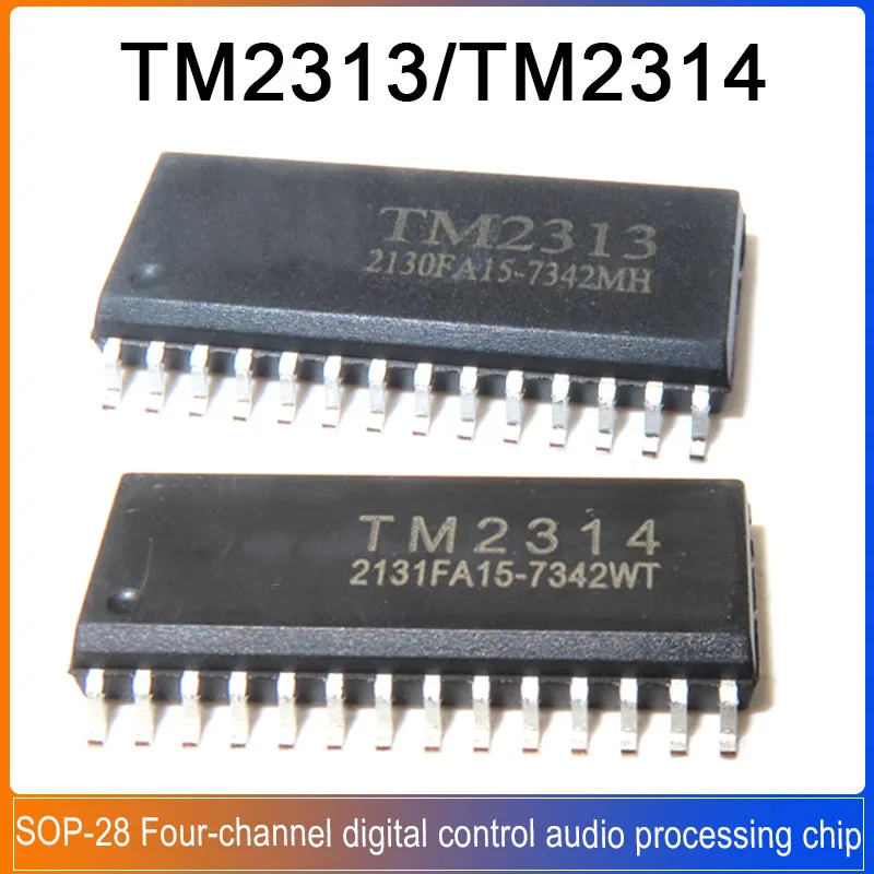 10-50PCS TM2313 TM2314 SOIC-28-300mil Three Pairs Of Input Quad-channel Output Digital Control Audio Processing Chip
10-50PCS TM2313 TM2314 SOIC-28-300mil Three Pairs Of Input Quad-channel Output Digital Control Audio Processing Chip