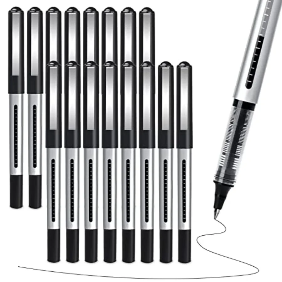 Rollerball Pen Fine Point Pens: 16 Pack 0.5mm Rollerball Pen, Extra Fine Point Pens, Fine Tip Liquid Gel Ink Pen Set for Writin
Rollerball Pen Fine Point Pens: 16 Pack 0.5mm Rollerball Pen, Extra Fine Point Pens, Fine Tip Liquid Gel Ink Pen Set for Writin