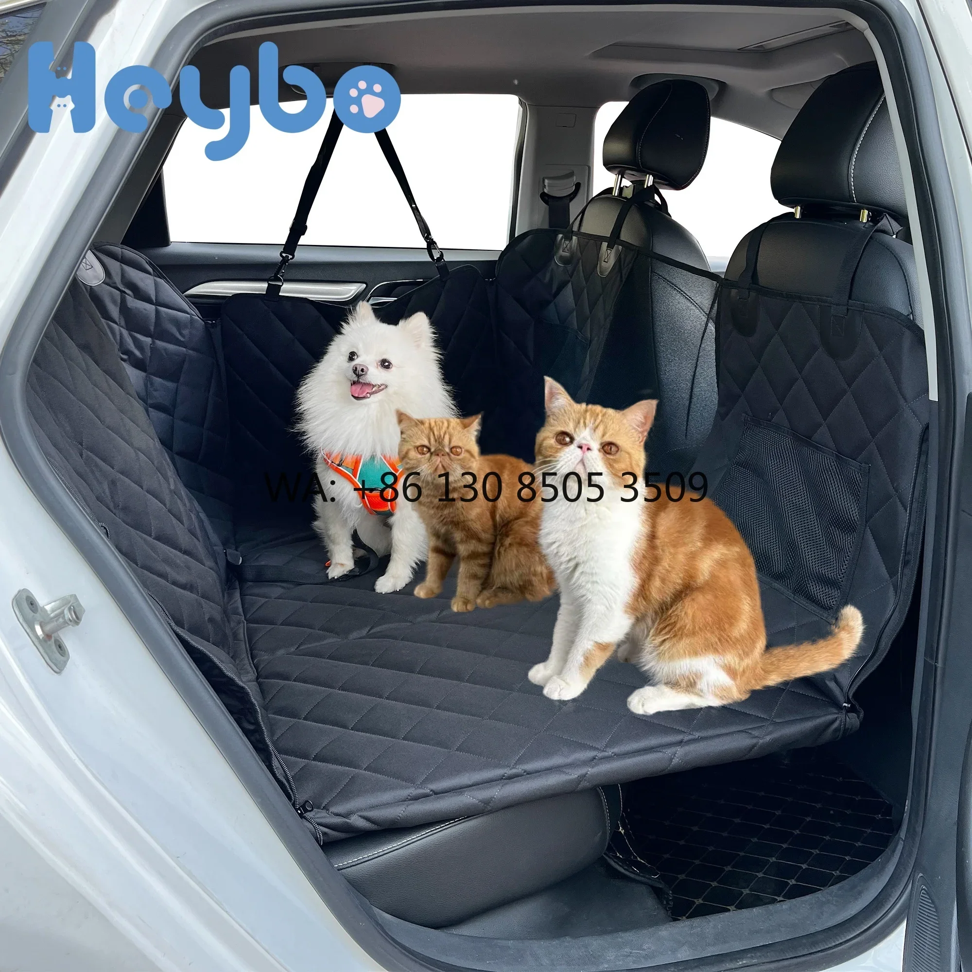 Hard Bottom Luxury Quilted Covers With Side Flap Pet Seat Cover for Back Seat Dog Hammock
Hard Bottom Luxury Quilted Covers With Side Flap Pet Seat Cover for Back Seat Dog Hammock