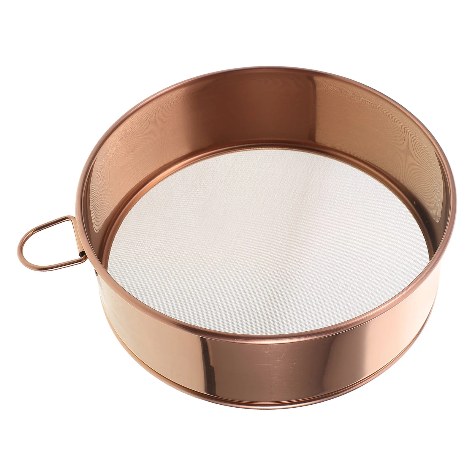 Manual Stainless Steel Round Flour Sifter Fine Mesh Strainer for Baking Cake Bread Powder Sugar Supplies Flour Mesh Sieve
Manual Stainless Steel Round Flour Sifter Fine Mesh Strainer for Baking Cake Bread Powder Sugar Supplies Flour Mesh Sieve