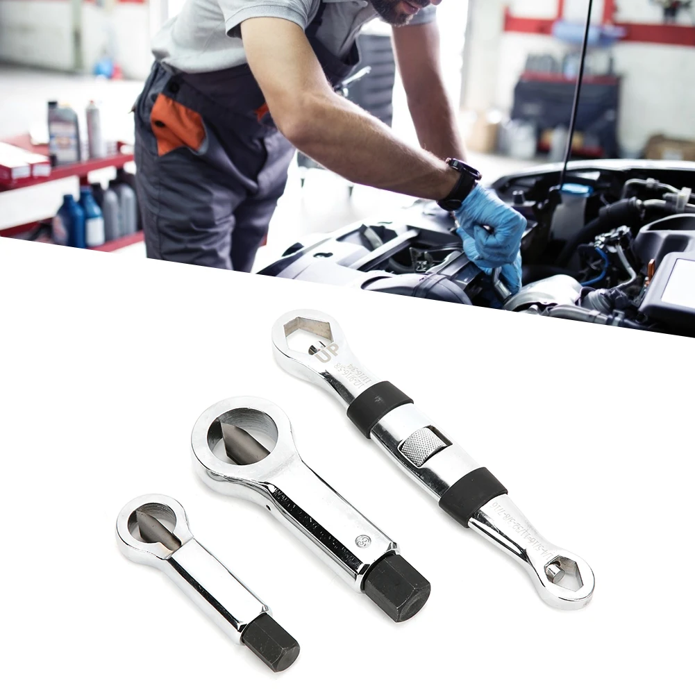 3Pcs Broken Damaged Nut Removing Splitting Tool for Universal Auto Use - 4-22mm (0.2-0.9in) Nut Splitter & Remover Aid
3Pcs Broken Damaged Nut Removing Splitting Tool for Universal Auto Use - 4-22mm (0.2-0.9in) Nut Splitter & Remover Aid