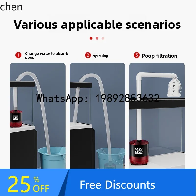 Fish ank Water Change Fish Waste Cleaning Automatic Cleaning Waste Suction Device Electric Sand Washing Pump
Fish ank Water Change Fish Waste Cleaning Automatic Cleaning Waste Suction Device Electric Sand Washing Pump