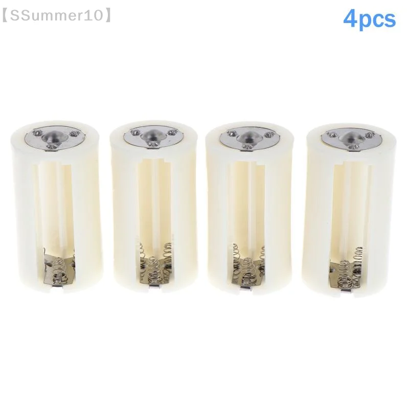 【SSummer10】4Pcs 3x AA to D Battery Protective Case Box - PP Adapter Converter Holder Switcher【SS】
【SSummer10】4Pcs 3x AA to D Battery Protective Case Box - PP Adapter Converter Holder Switcher【SS】