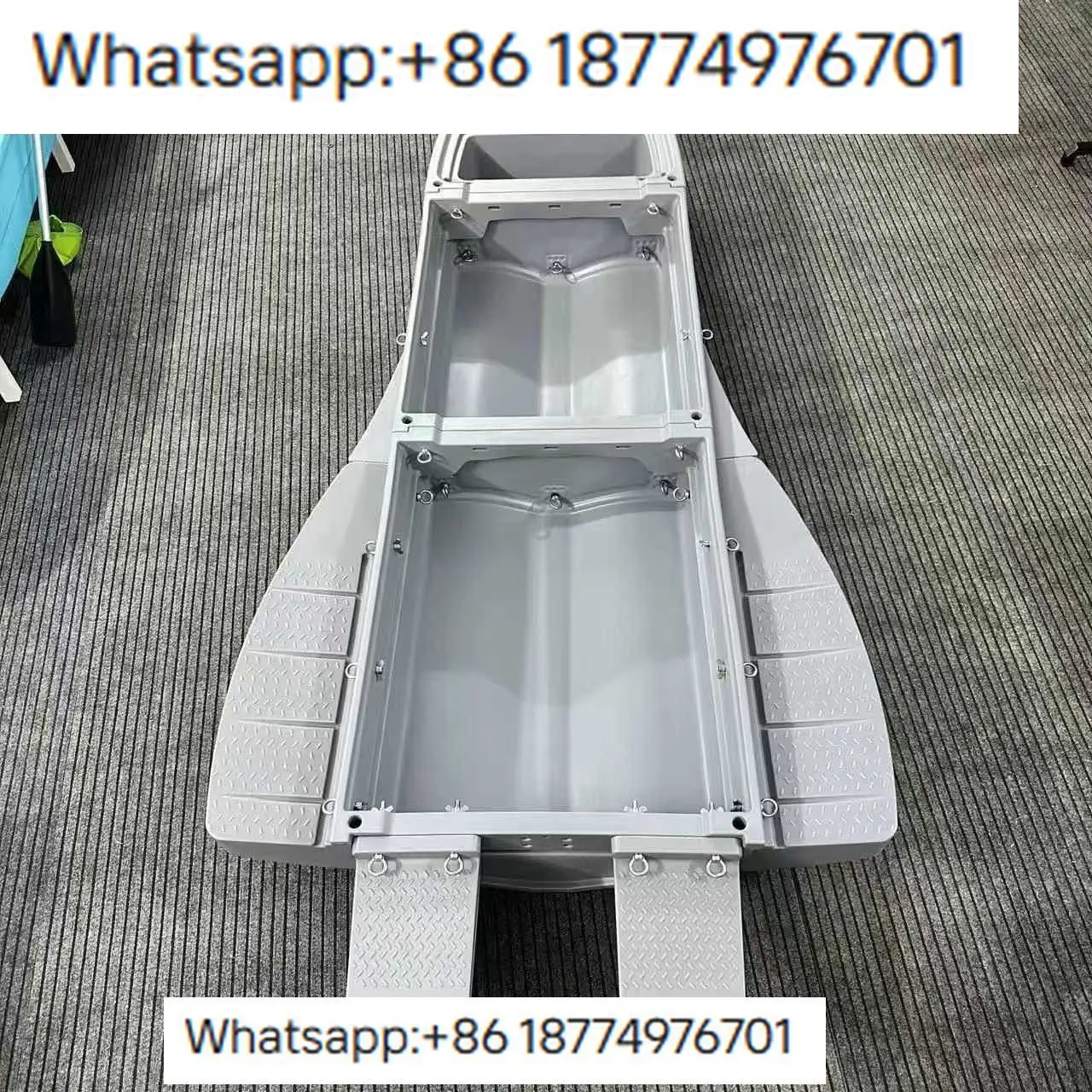 Outdoors Rigid Boat Sport Yacht Folding Lightweight PE Fishing Boat Vehicle-Mounted Rowing Boat with Drifting Features
Outdoors Rigid Boat Sport Yacht Folding Lightweight PE Fishing Boat Vehicle-Mounted Rowing Boat with Drifting Features