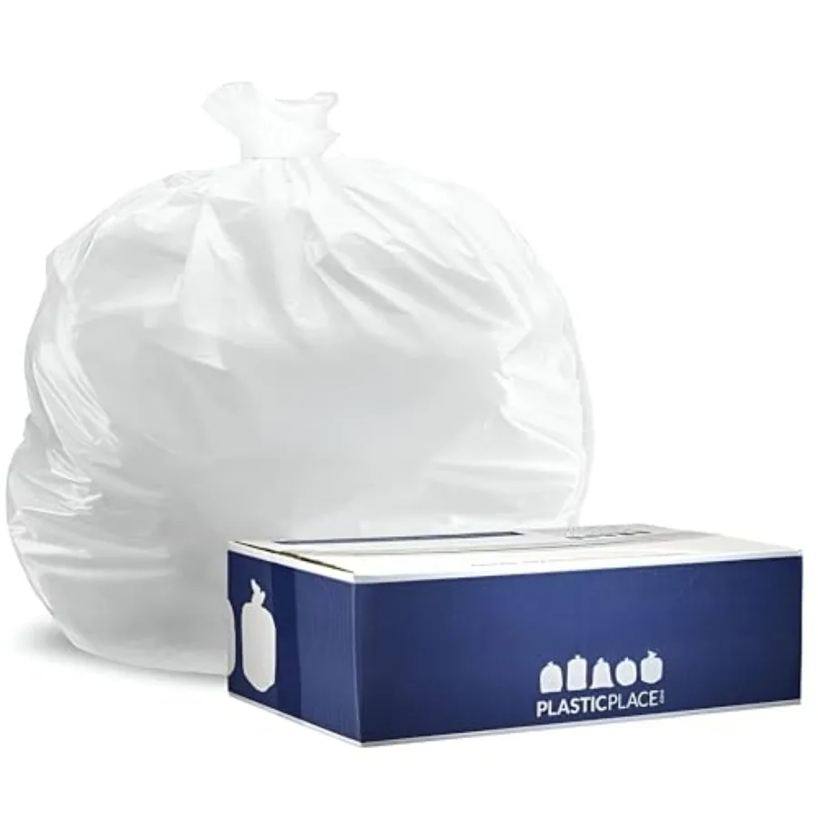 - WHT14HVY 12-16 Gallon Trash Bags │ 1.0 Mil │ White Tall Garbage Can Liners │ 24" x 31" 250 Count White
- WHT14HVY 12-16 Gallon Trash Bags │ 1.0 Mil │ White Tall Garbage Can Liners │ 24" x 31" 250 Count White