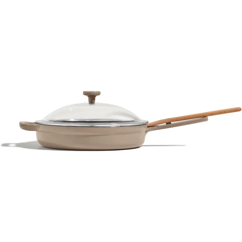 Чугунная сковорода «Наше место всегда», эмалированная премиум-класса, поверхность без токсинов, 10-дюймовая многофункциональная система посуды 8 в 1 | Крышка
Чугунная сковорода «Наше место всегда», эмалированная премиум-класса, поверхность без токсинов, 10-дюймовая многофункциональная система посуды 8 в 1 | Крышка