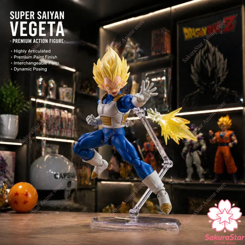 【In-stock】Original Bandai Dragon Ball SHF Son Goku 3.0 & Vegeta The Kind-Hearted Saiyan Action Figure Collectible Toy
【In-stock】Original Bandai Dragon Ball SHF Son Goku 3.0 & Vegeta The Kind-Hearted Saiyan Action Figure Collectible Toy
