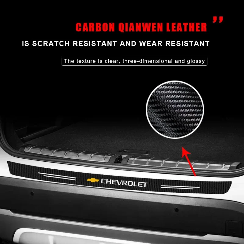 New 3D Carbon Fiber Car Trunk Protector Sticker Bumper Decal Compatible Chevrolet Captiva Colorado Cruze Spark Malibu Car Trax
New 3D Carbon Fiber Car Trunk Protector Sticker Bumper Decal Compatible Chevrolet Captiva Colorado Cruze Spark Malibu Car Trax