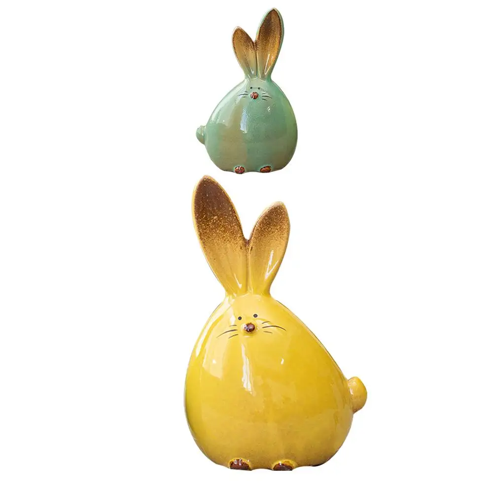 2 Pcs Rabbit Ornament Desktop Decorative Animals Figures Wall Sticker Realistic Decoration Ceramics Simulation
2 Pcs Rabbit Ornament Desktop Decorative Animals Figures Wall Sticker Realistic Decoration Ceramics Simulation