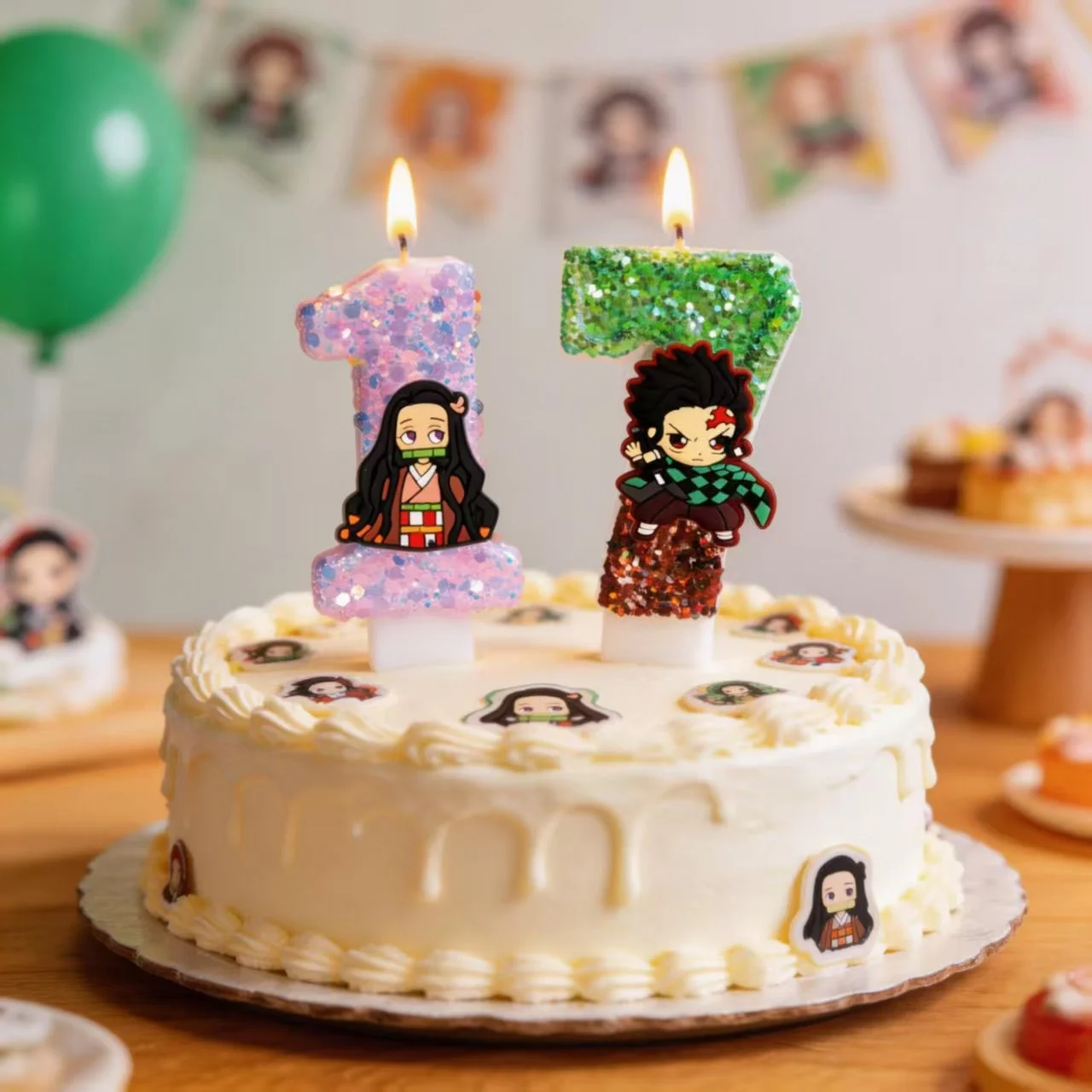 Kimetsu No Yaiba Cartoon Candles Birthday Cake Decor Party Supplies for Kids Party
Kimetsu No Yaiba Cartoon Candles Birthday Cake Decor Party Supplies for Kids Party
