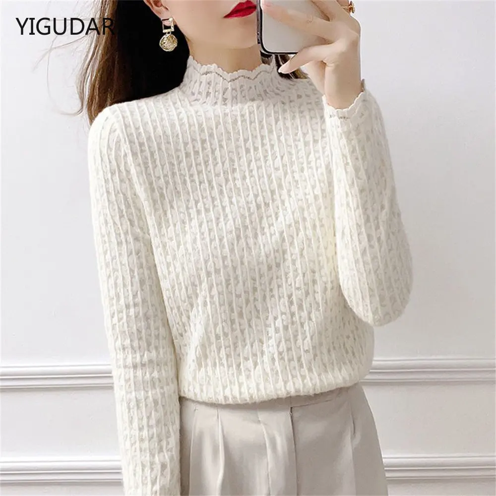 Wool Women's Sweater Jumper Oversize Pullover Autumn Winter Woman Sweaters for Women 2022 Lace Patchwork Long Sleeve Sueter New
Wool Women's Sweater Jumper Oversize Pullover Autumn Winter Woman Sweaters for Women 2022 Lace Patchwork Long Sleeve Sueter New