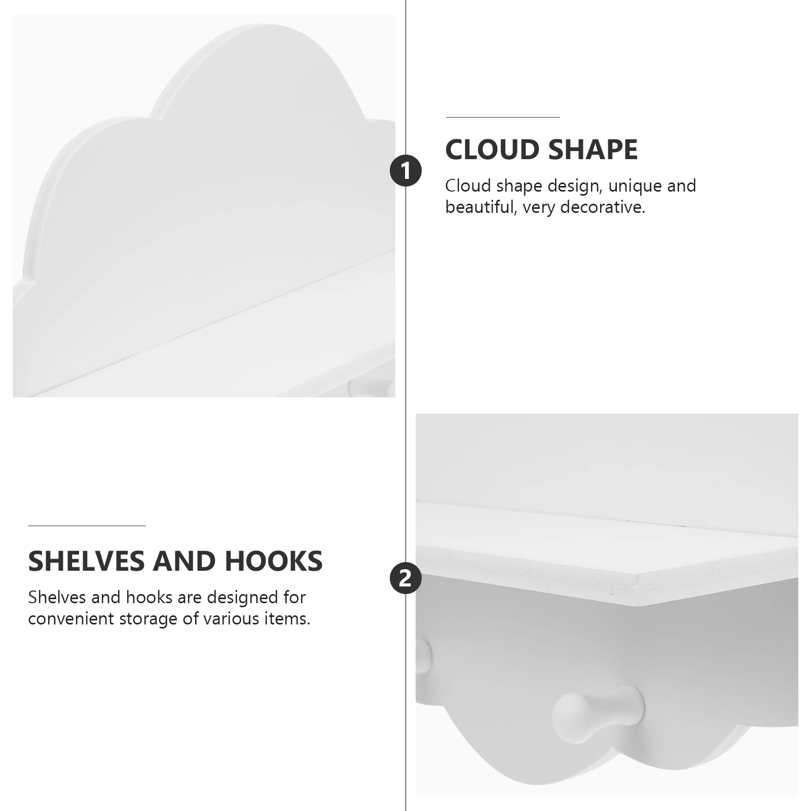 1pc Solid Wood Partition Rack Shelf Home Decor Cloud Shape White Wall Wooden Floating Shelves Kitchen Storage Board
1pc Solid Wood Partition Rack Shelf Home Decor Cloud Shape White Wall Wooden Floating Shelves Kitchen Storage Board