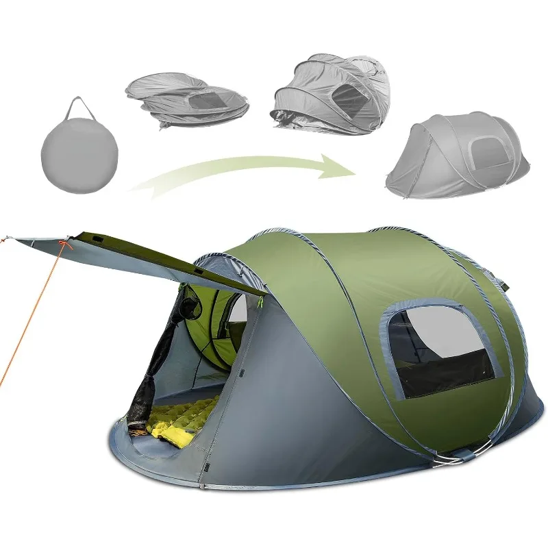 3-4 People Throw Tent Outdoor Automatic Tents Throwing Pop Up Waterproof Camping Hiking Tent Waterproof Large Family Tents
3-4 People Throw Tent Outdoor Automatic Tents Throwing Pop Up Waterproof Camping Hiking Tent Waterproof Large Family Tents