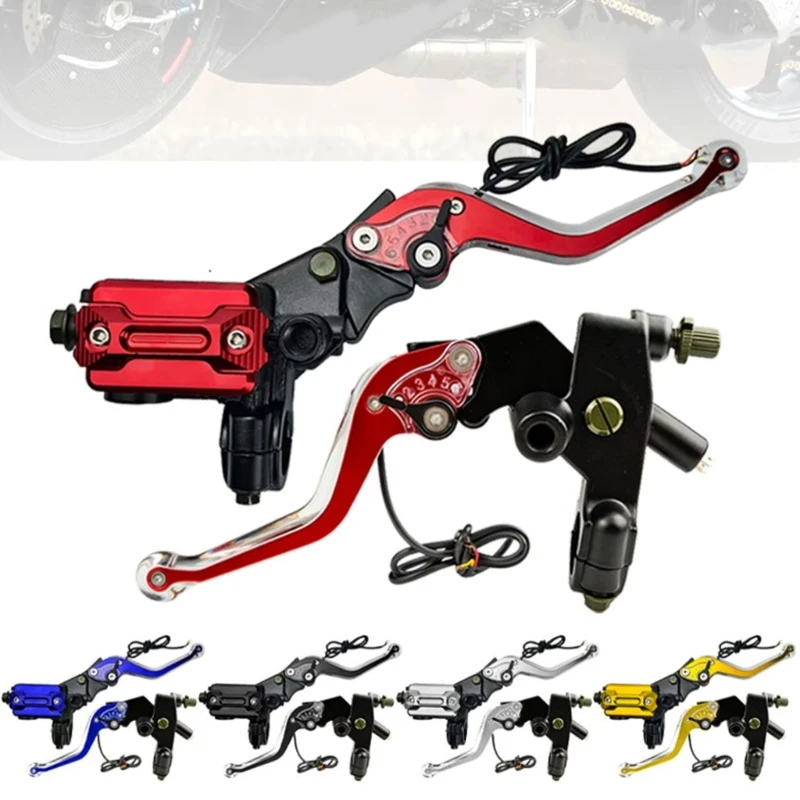 Тормозной рычаг сцепления мотоцикла со встроенным светодиодным указателем поворота, конструкция из алюминиевого сплава для повышенной безопасности и стиля 
Тормозной рычаг сцепления мотоцикла со встроенным светодиодным указателем поворота, конструкция из алюминиевого сплава для повышенной безопасности и стиля