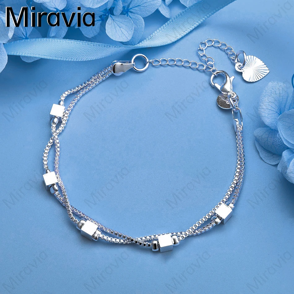 Miravia 925 Sterling Silver Double Block Chain Exquisite Fashion Women Holiday Gift Jewelry
Miravia 925 Sterling Silver Double Block Chain Exquisite Fashion Women Holiday Gift Jewelry