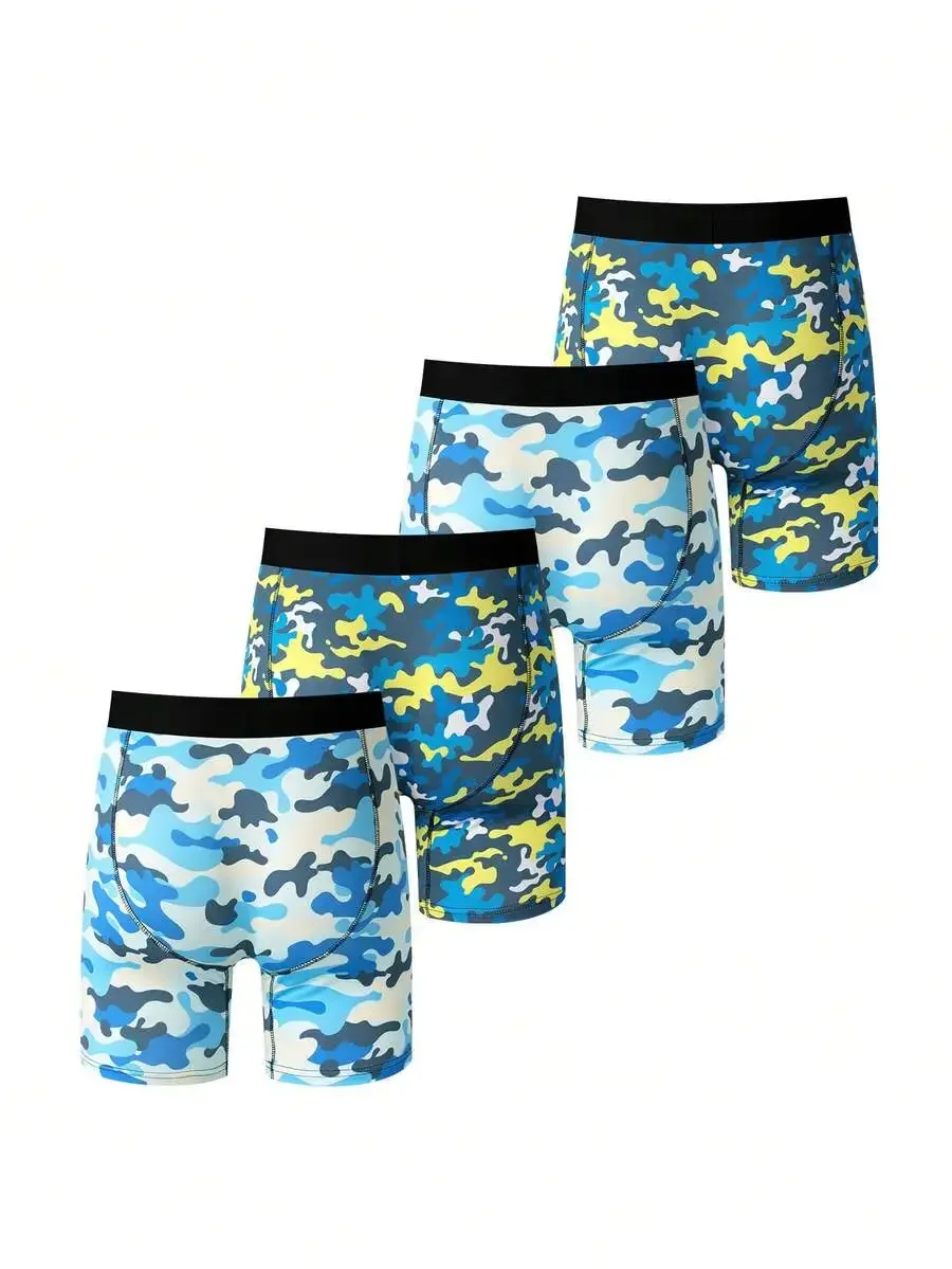 4pcs Mens Camouflage Print Boxer Shorts
4pcs Mens Camouflage Print Boxer Shorts