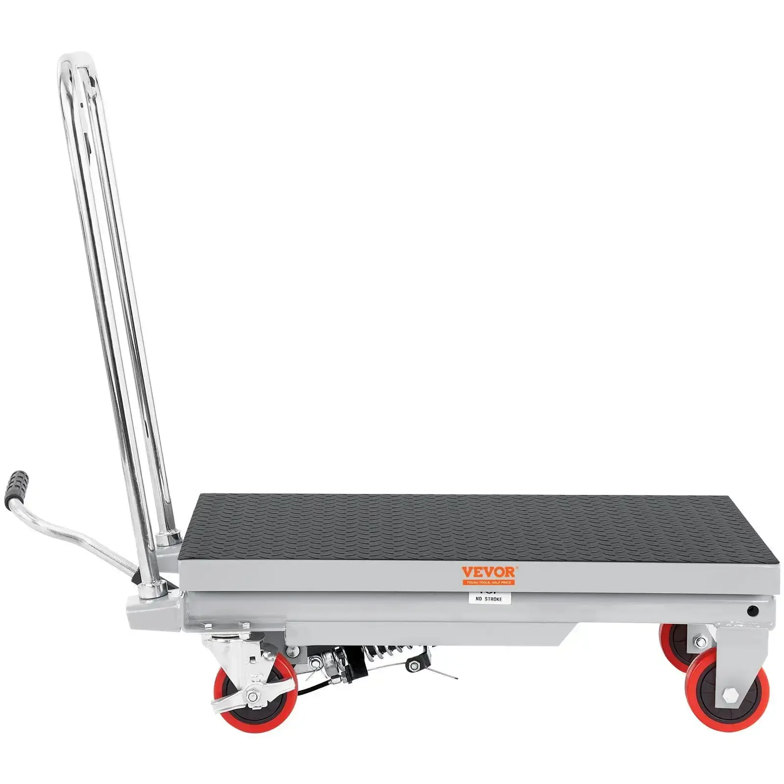 Hydraulic Lift Table Cart, 500lbs Capacity 28.5" Lifting Height, Manual Single Scissor Lift Table with 4 Wheels and Non-slip Pad
Hydraulic Lift Table Cart, 500lbs Capacity 28.5" Lifting Height, Manual Single Scissor Lift Table with 4 Wheels and Non-slip Pad