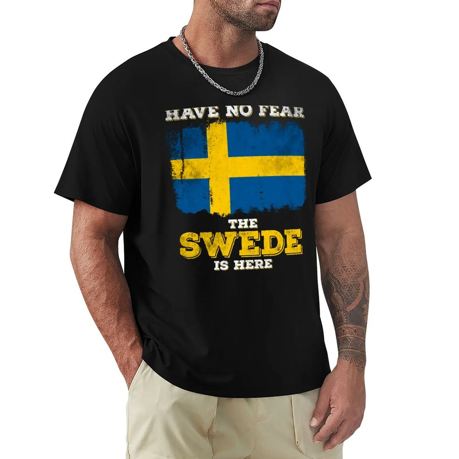 Funny Swede T-Shirt Casual Breathable Short Sleeve Top
Funny Swede T-Shirt Casual Breathable Short Sleeve Top