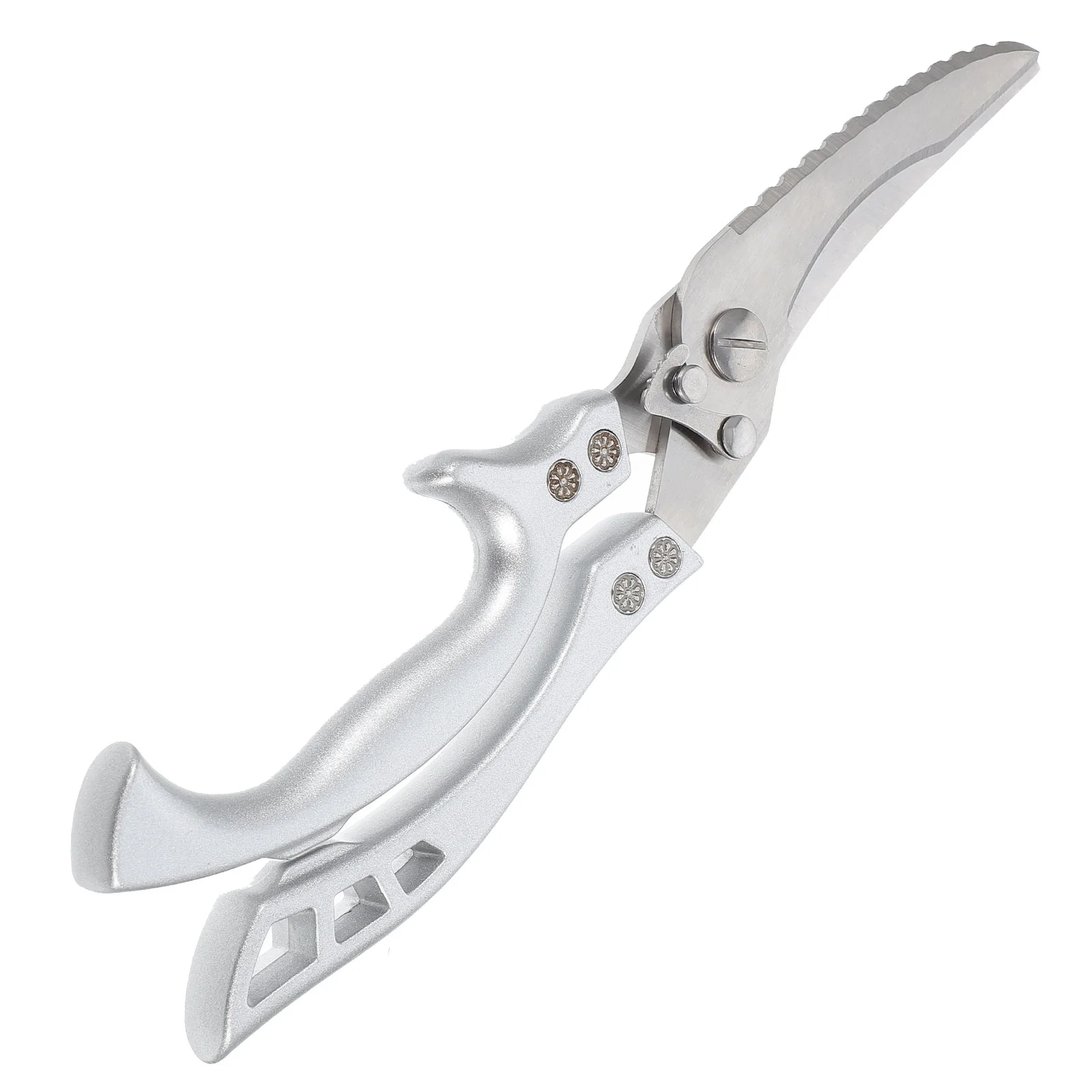 Multifunctional Cleaning Scissors Stainless Steel Kitchen Shears Thickened Silver Bone Cutting Tool For Chicken Poultry Fish BBQ
Multifunctional Cleaning Scissors Stainless Steel Kitchen Shears Thickened Silver Bone Cutting Tool For Chicken Poultry Fish BBQ