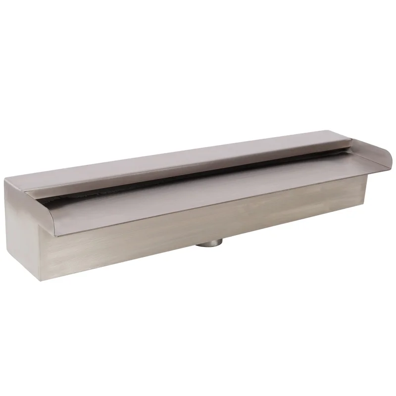 Stainless Steel Pool Fountain with Sheer Descent Spillway for Outdoor Garden Pond Decoration
Stainless Steel Pool Fountain with Sheer Descent Spillway for Outdoor Garden Pond Decoration