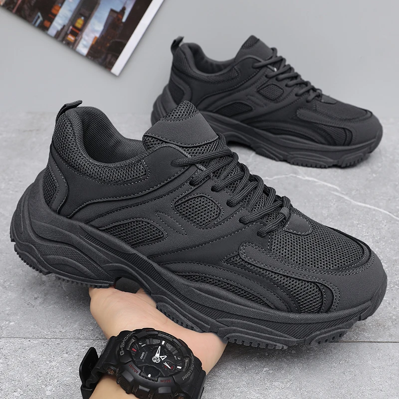 Men's Summer Breathable Mesh Sports Shoes Korean Style Casual Dad Shoes Thick Bottom Casual Sneakers Fashionable Old Dad Tren...
Men's Summer Breathable Mesh Sports Shoes Korean Style Casual Dad Shoes Thick Bottom Casual Sneakers Fashionable Old Dad Tren...