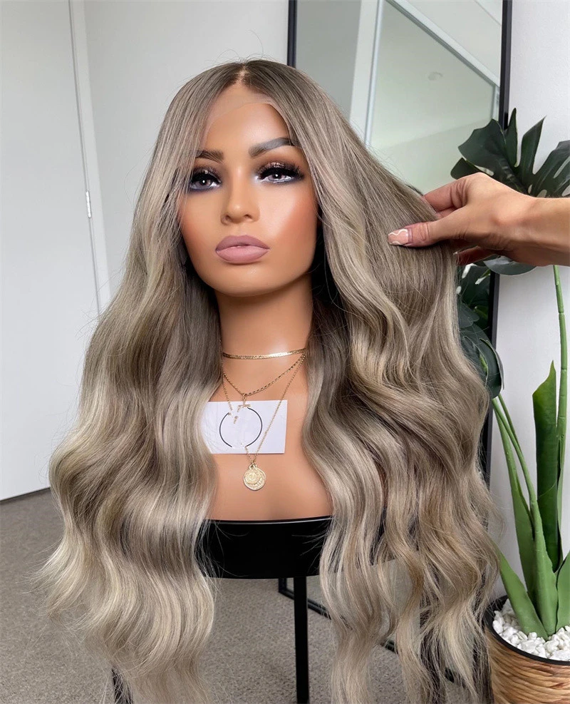 Balayage wig Futura synthetic wigs Ombre Ash Brown Blonde Wig Glueless Wear and Go Natural Hair Wigs Sale Clearance Dirty Blond
Balayage wig Futura synthetic wigs Ombre Ash Brown Blonde Wig Glueless Wear and Go Natural Hair Wigs Sale Clearance Dirty Blond