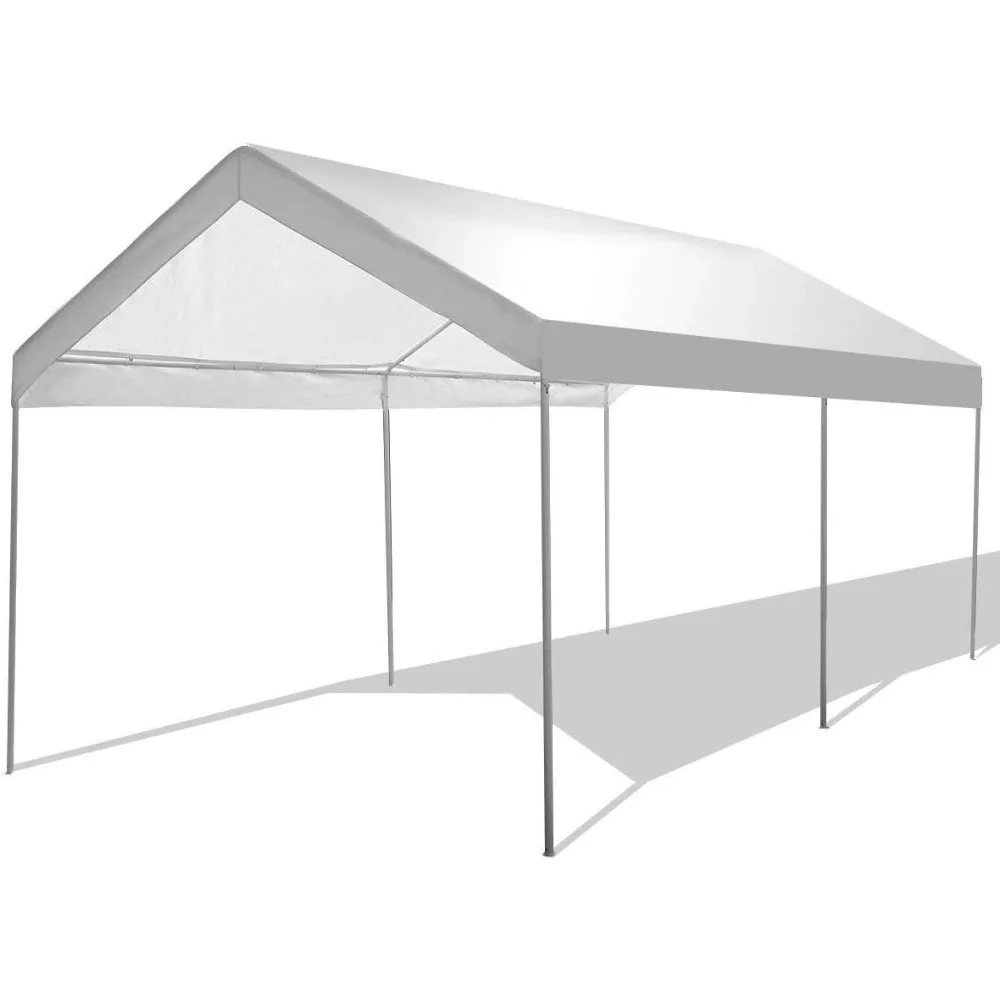 Carport, 10’ X 20’ Heavy-duty Garage Awning, Suitable for Car and Boat Parking, Waterproof and Sun-protective
Carport, 10’ X 20’ Heavy-duty Garage Awning, Suitable for Car and Boat Parking, Waterproof and Sun-protective