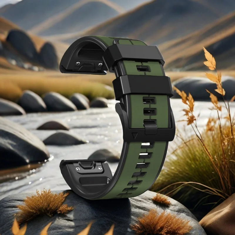 Быстросъемный ремешок для Garmin Fenix 5/5Plus/6/7/8/E (47 мм)/Forerunner 935/945 Approach S60 Quatrix5, силиконовый ремешок
Быстросъемный ремешок для Garmin Fenix 5/5Plus/6/7/8/E (47 мм)/Forerunner 935/945 Approach S60 Quatrix5, силиконовый ремешок