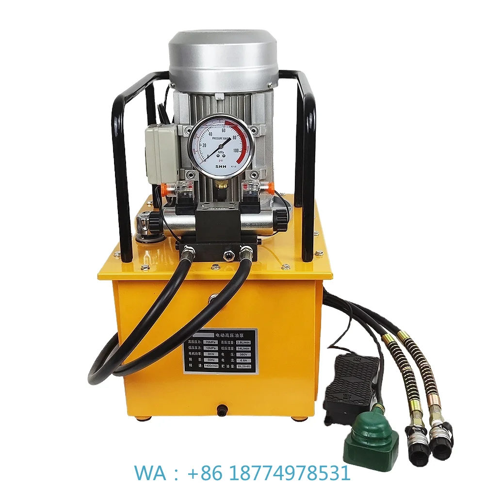 Stainless Gear Piston Pump OEM Support for Cylinder Other Hydraulic750W Single-Acting Electric Hydraulic Pump High Pressure
Stainless Gear Piston Pump OEM Support for Cylinder Other Hydraulic750W Single-Acting Electric Hydraulic Pump High Pressure