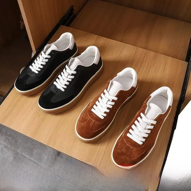 High-End Casual Sport Men's Shoes with Pig Skin Insoles Fashionable All-Match Flat Heel Rubber Bottom round Toe Color Block
High-End Casual Sport Men's Shoes with Pig Skin Insoles Fashionable All-Match Flat Heel Rubber Bottom round Toe Color Block