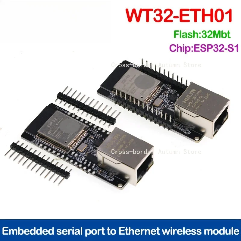 ESP32 Wireless Module Serial Port Networking WiFi Bluetooth Ethernet Combo Gateway Board
ESP32 Wireless Module Serial Port Networking WiFi Bluetooth Ethernet Combo Gateway Board