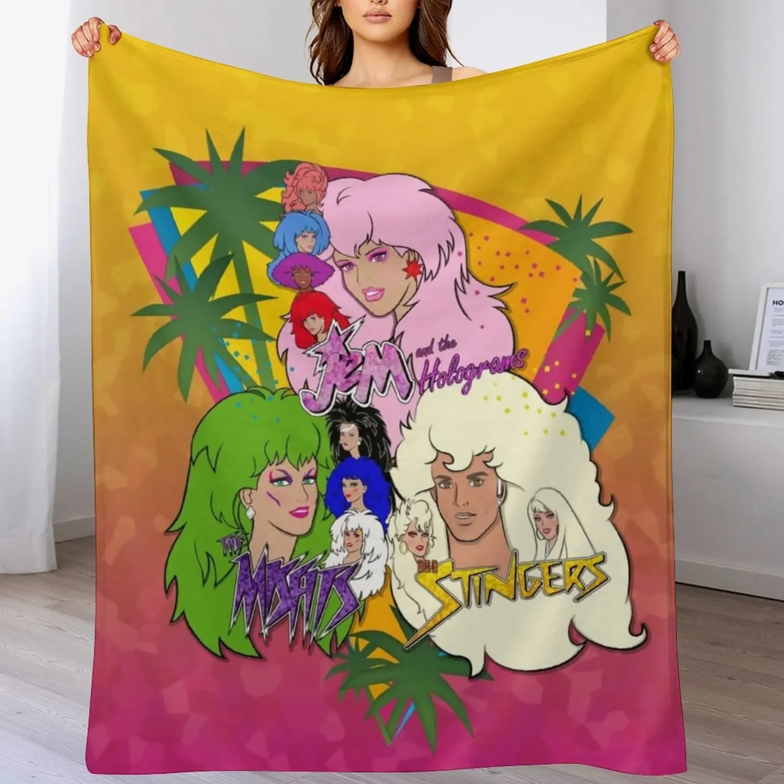Jem Battle of the Bands Throw Blanket Luxurious Soft Fuzzy Blanket for Sofa Bed
Jem Battle of the Bands Throw Blanket Luxurious Soft Fuzzy Blanket for Sofa Bed