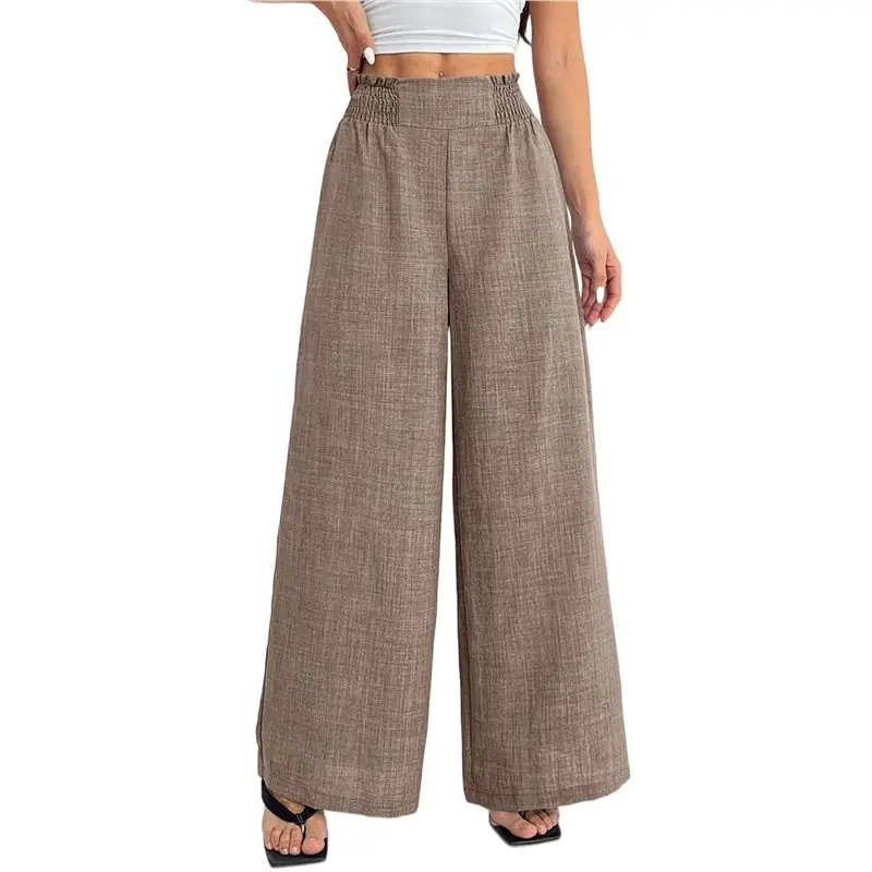 CYL-Womens Elastic High Waisted Palazzo Pants Casual Wide Leg Long Lounge Pant Trousers
CYL-Womens Elastic High Waisted Palazzo Pants Casual Wide Leg Long Lounge Pant Trousers