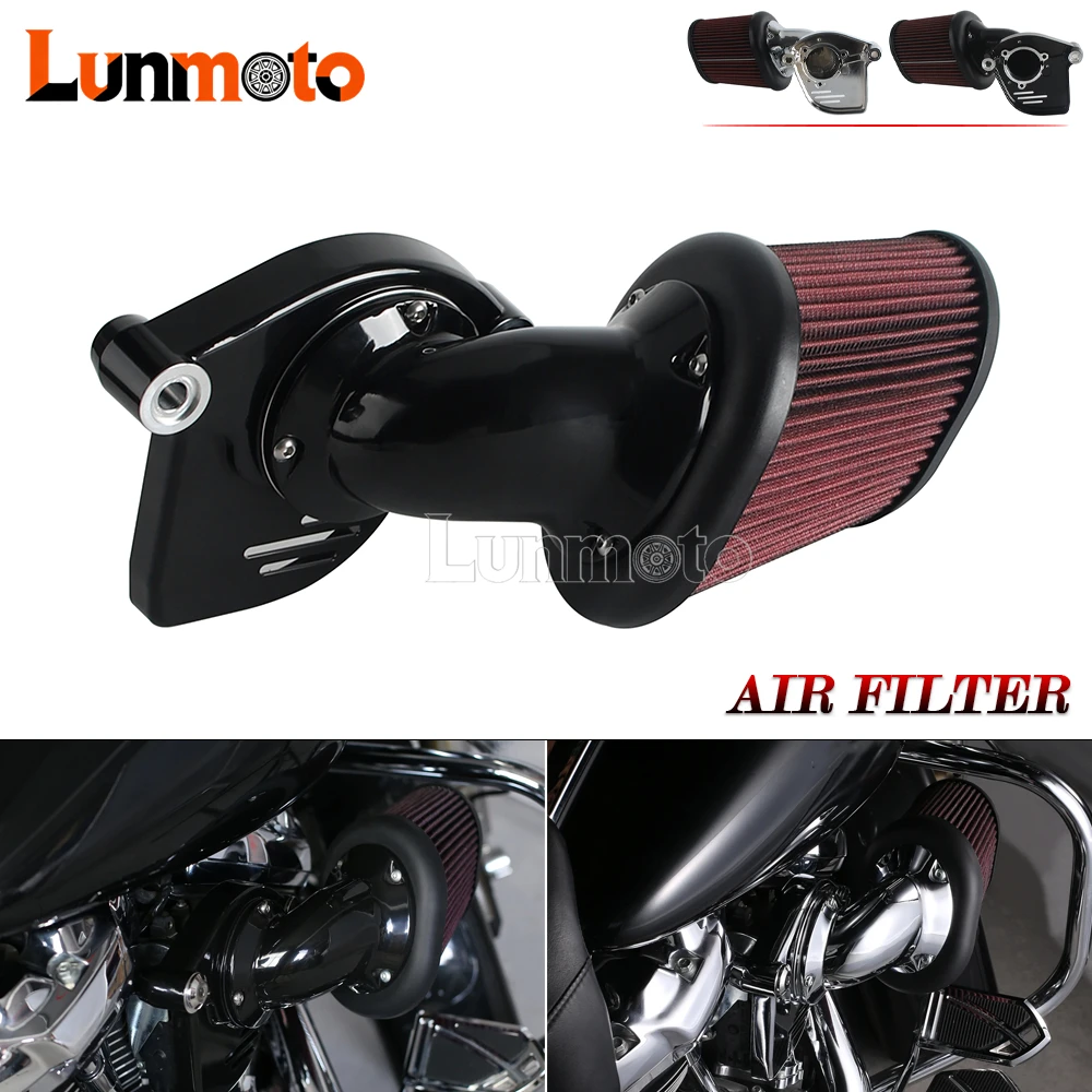 For Harley Touring Road King Freewheeler 17-up Softail 18-24 Heavy Breather Air Filter Kit Motorcycle Air Cleaner Intake Filters
For Harley Touring Road King Freewheeler 17-up Softail 18-24 Heavy Breather Air Filter Kit Motorcycle Air Cleaner Intake Filters