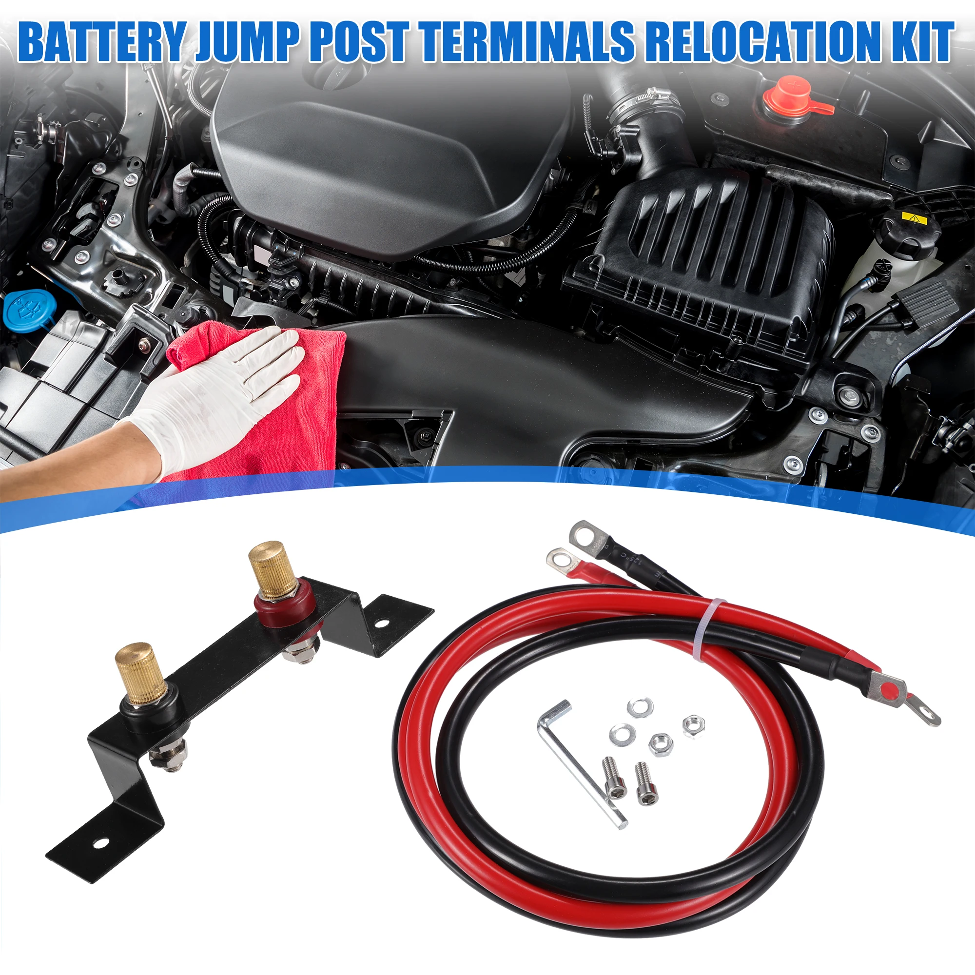 UXCELL 1 комплект, комплект переходных стоек с аккумулятором 4AWG, подходит для UTV ATV, автомобилей, грузовиков, автофургонов, тракторов, лодок 
UXCELL 1 комплект, комплект переходных стоек с аккумулятором 4AWG, подходит для UTV ATV, автомобилей, грузовиков, автофургонов, тракторов, лодок