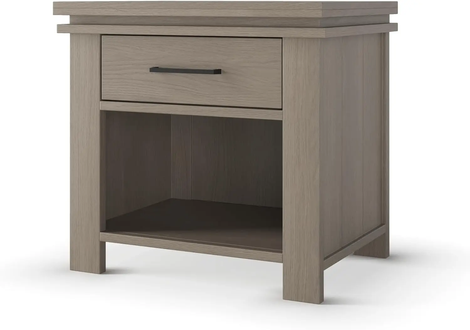 Denman Nightstand with Drawer for Nursery or Bedroom, Large Storage Drawer, Made of Sturdy Pinewood, Non-Toxic, Baby Safe
Denman Nightstand with Drawer for Nursery or Bedroom, Large Storage Drawer, Made of Sturdy Pinewood, Non-Toxic, Baby Safe