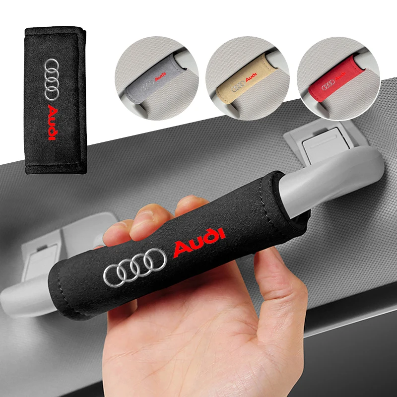 Suede Car Roof Grab Handle Cover Leather Wear-Resistant Handle Protective Cover For Audi A3 A4 A6 Q3 Q5 RS S3 S7 Sline Sticker
Suede Car Roof Grab Handle Cover Leather Wear-Resistant Handle Protective Cover For Audi A3 A4 A6 Q3 Q5 RS S3 S7 Sline Sticker