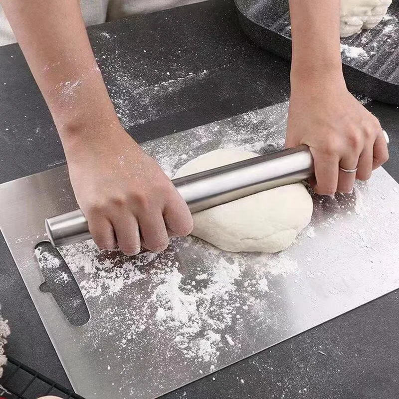 Moisture Proof Kitchen Baking Tool Household Non-Deformable Rolling Pin Flour Press
Moisture Proof Kitchen Baking Tool Household Non-Deformable Rolling Pin Flour Press