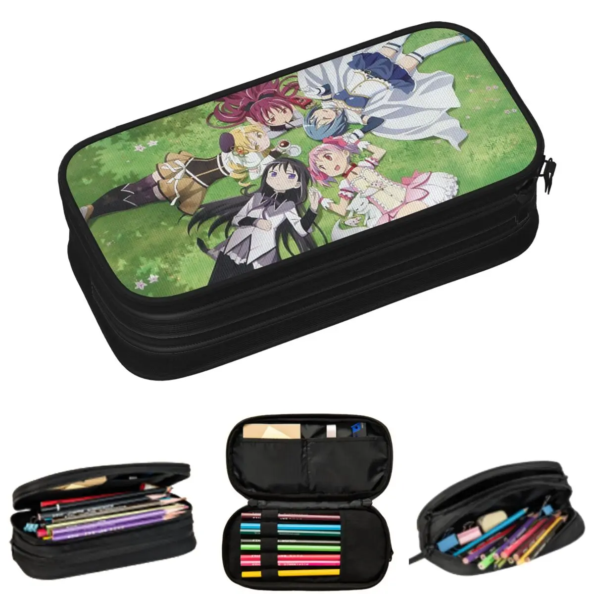 Mahou Shoujo Homura Akemi Madoka Magica Anime Pencil Cases for Students School Pen Box Pencil Bag Big Capacity Pencil Pouch
Mahou Shoujo Homura Akemi Madoka Magica Anime Pencil Cases for Students School Pen Box Pencil Bag Big Capacity Pencil Pouch