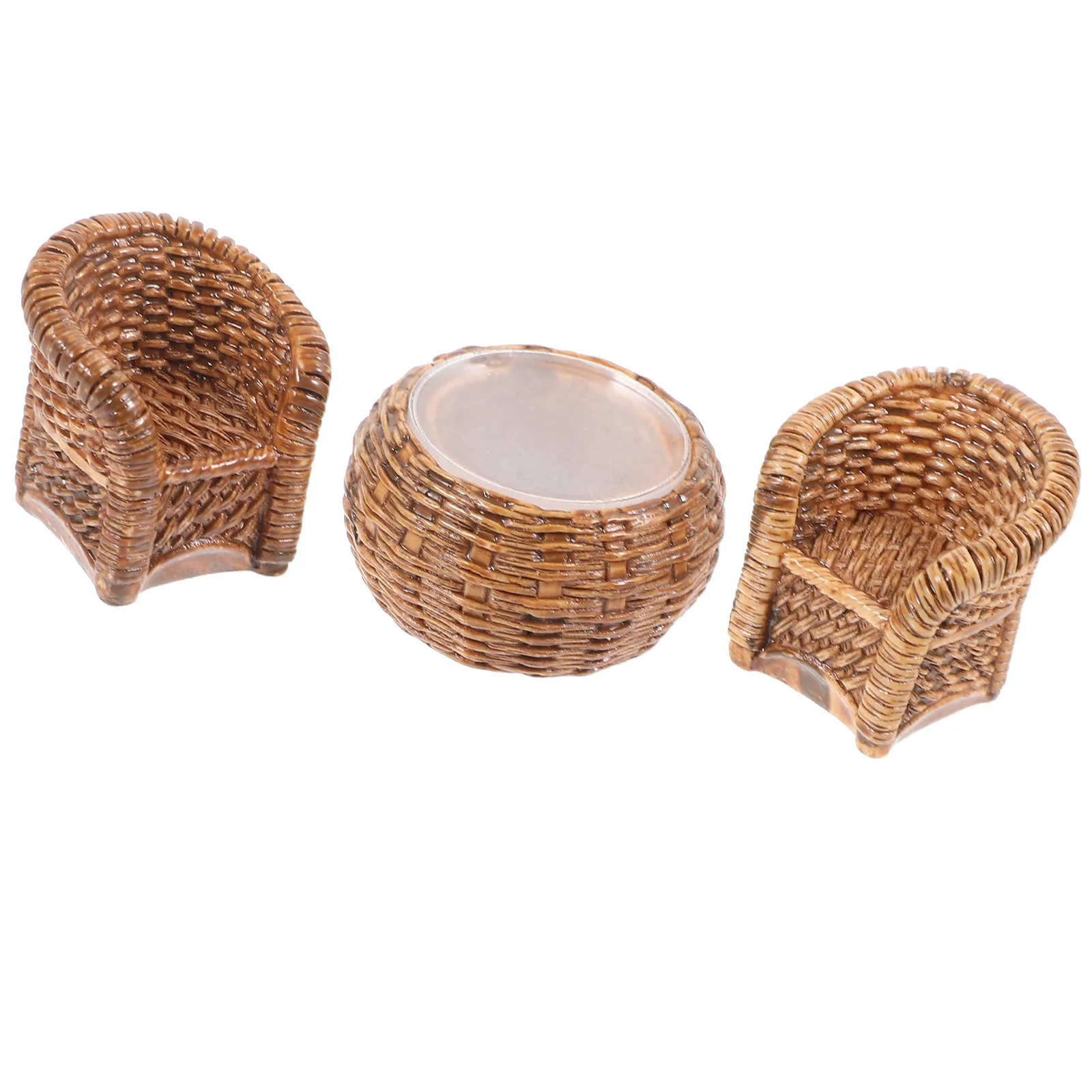 Miniature Table Chair House Decoration Pretend Decorations Child Furniture Wicker Basket
Miniature Table Chair House Decoration Pretend Decorations Child Furniture Wicker Basket