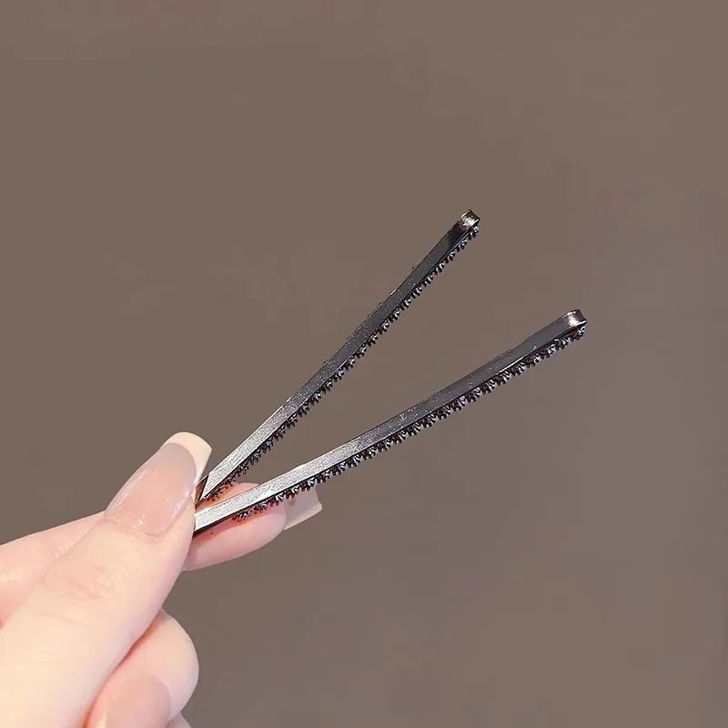Duck Bill Hair Clip Black Rhinestone Pearl Korean Fashion Elegant Non Slip for Bangs Fringe Office Party Premium Metal
Duck Bill Hair Clip Black Rhinestone Pearl Korean Fashion Elegant Non Slip for Bangs Fringe Office Party Premium Metal